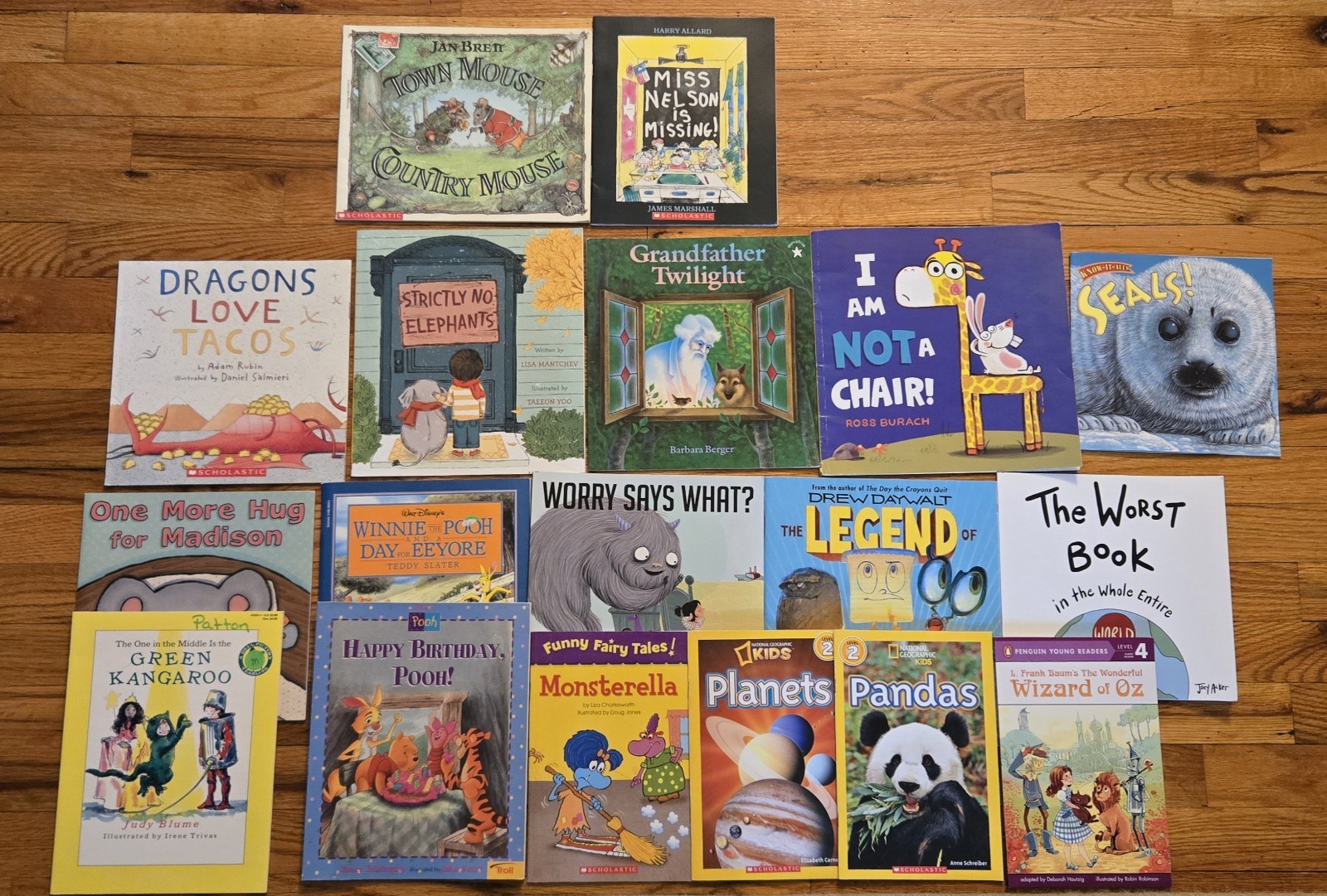 Random Lot of 18 Children’s Reading Books Scholastic National Geographic Etc