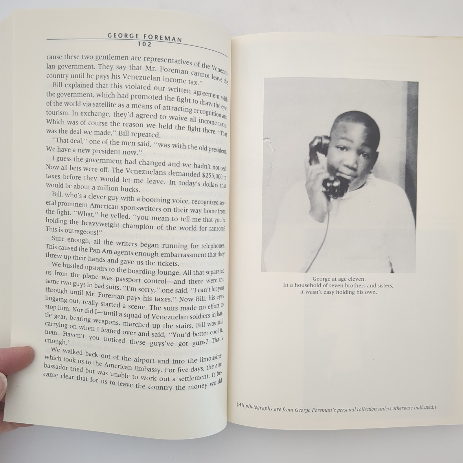 By George Autobiography Boxing Champion Hardcover Book George Foreman 1995