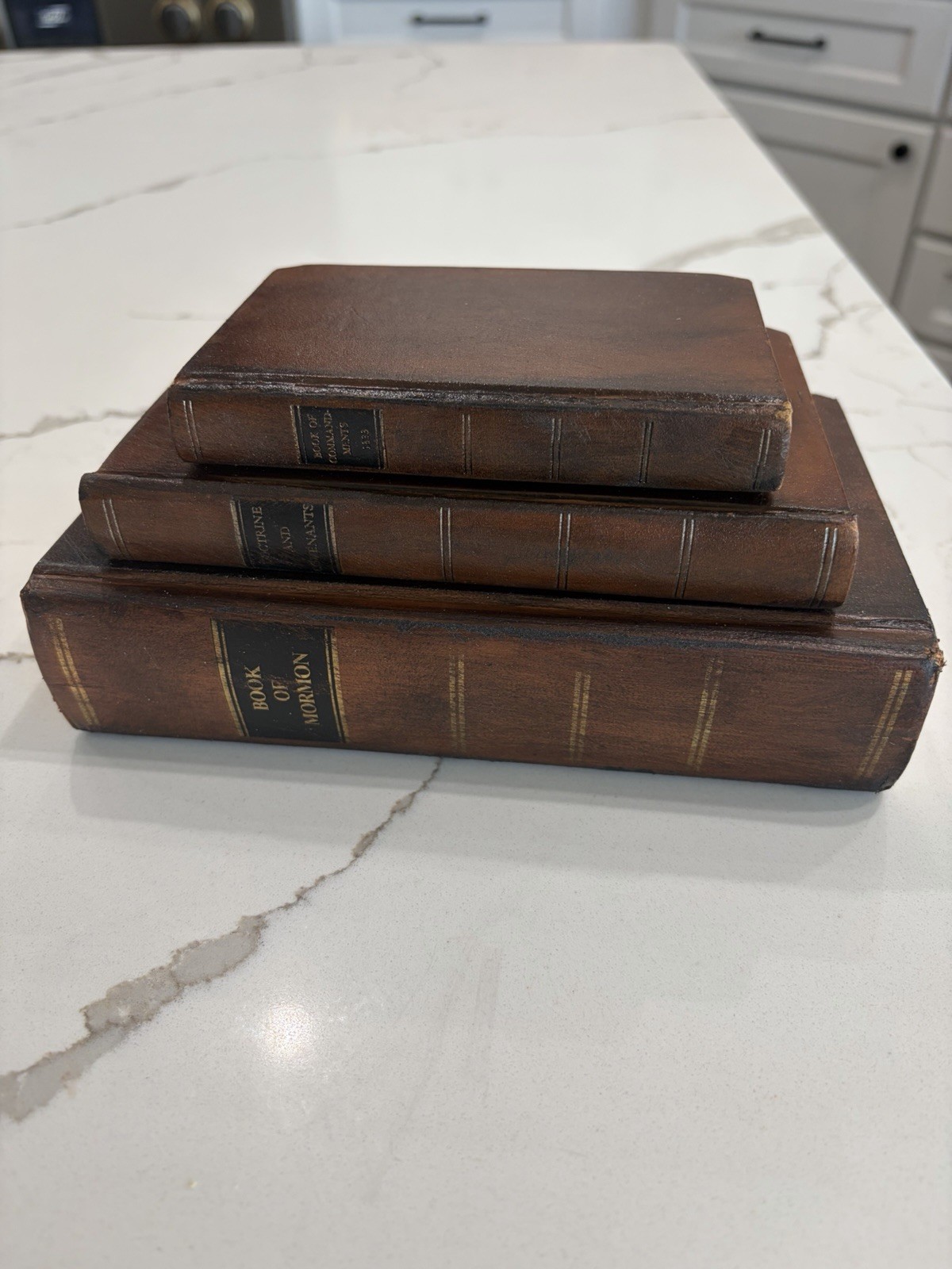 SCRIPTURE SET 1830 Book of Mormon Replica,Book of Command, Doctrine, & Covenants