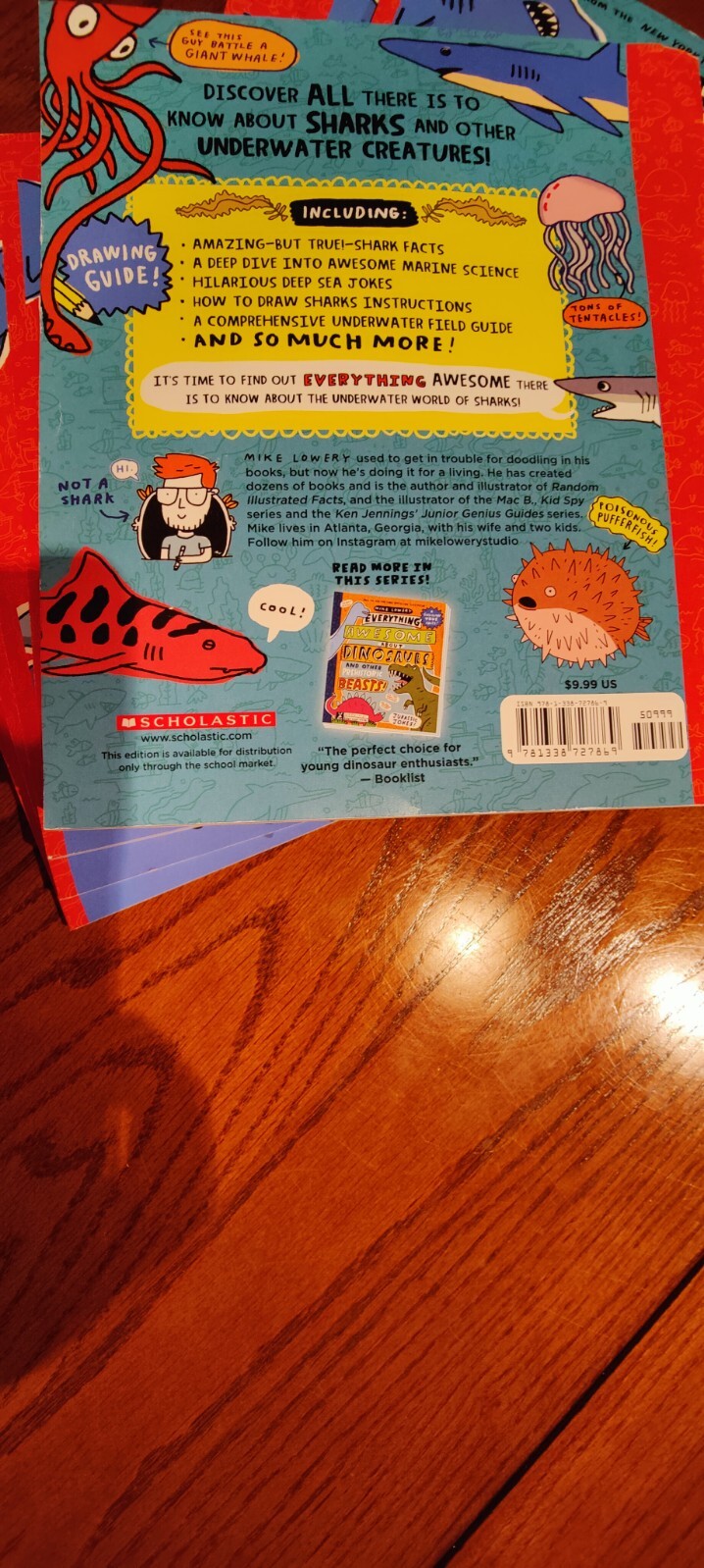 Everything about Sharks and Other Underwater Creatures by Mike Lowery BRAND NEW