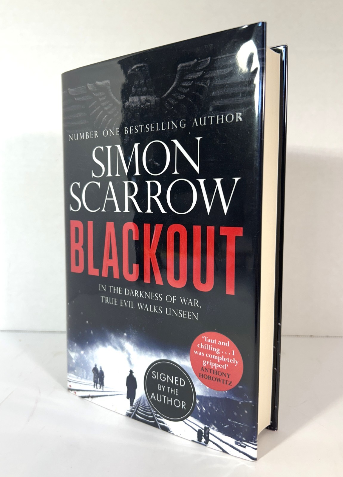 Blackout by Simon Scarrow 2021 SIGNED Hardcover 1st UK Edition