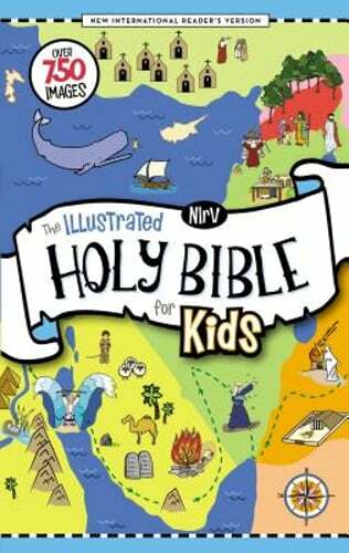 NIrV, The Illustrated Holy Bible for Kids, Hardcover, Full Color, Comfort Print: