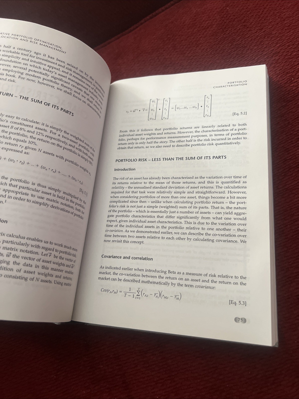 Quantitative Portfolio Optimisation, Asset Allocation and Risk Management : A…