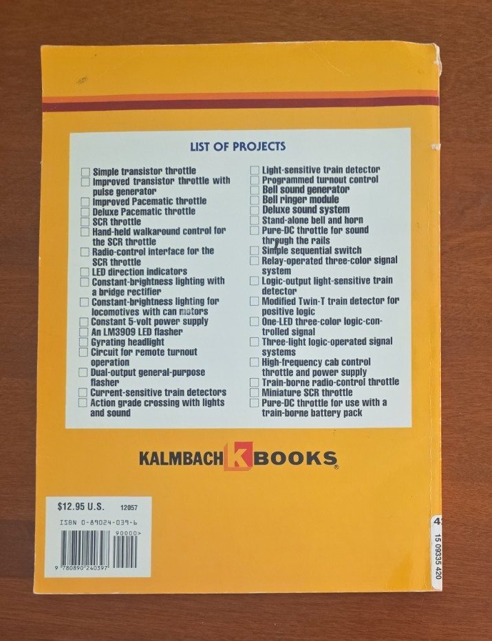 34 New Electronic Projects for Model Railroaders – Paperback