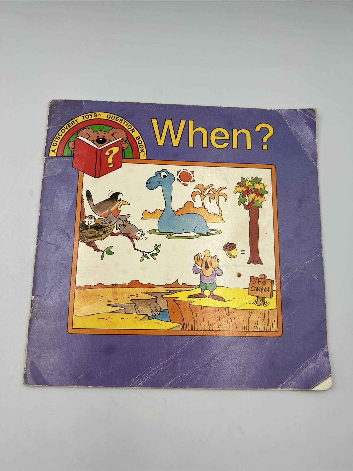 Vintage 1985 Discovery Toys Question Book When? Paperback