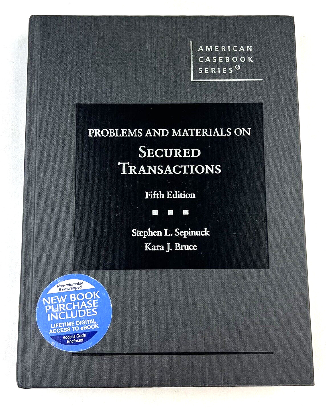 American Casebook Ser.: Problems and Materials on Secured Transactions by…