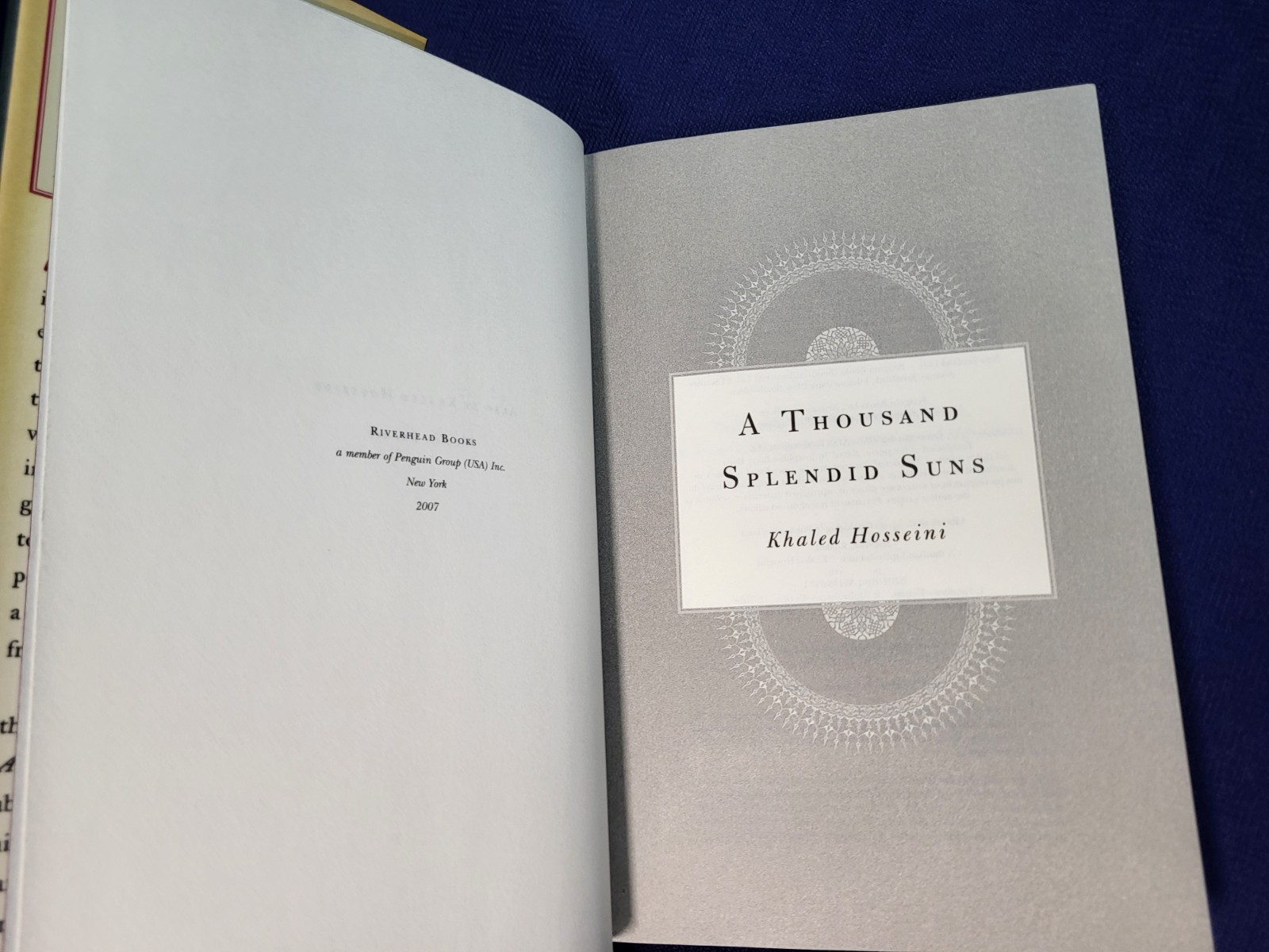 A Thousand Splendid Suns – Hardcover By Khaled Hosseini – Like New