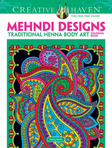 Dover Creative Haven Mehndi Designs Coloring Book (Adult Coloring) – VERY GOOD
