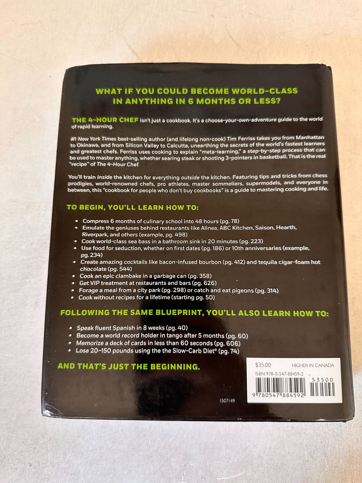 The 4-Hour Chef: The Simple Path to Hardcover by Ferriss Timothy
