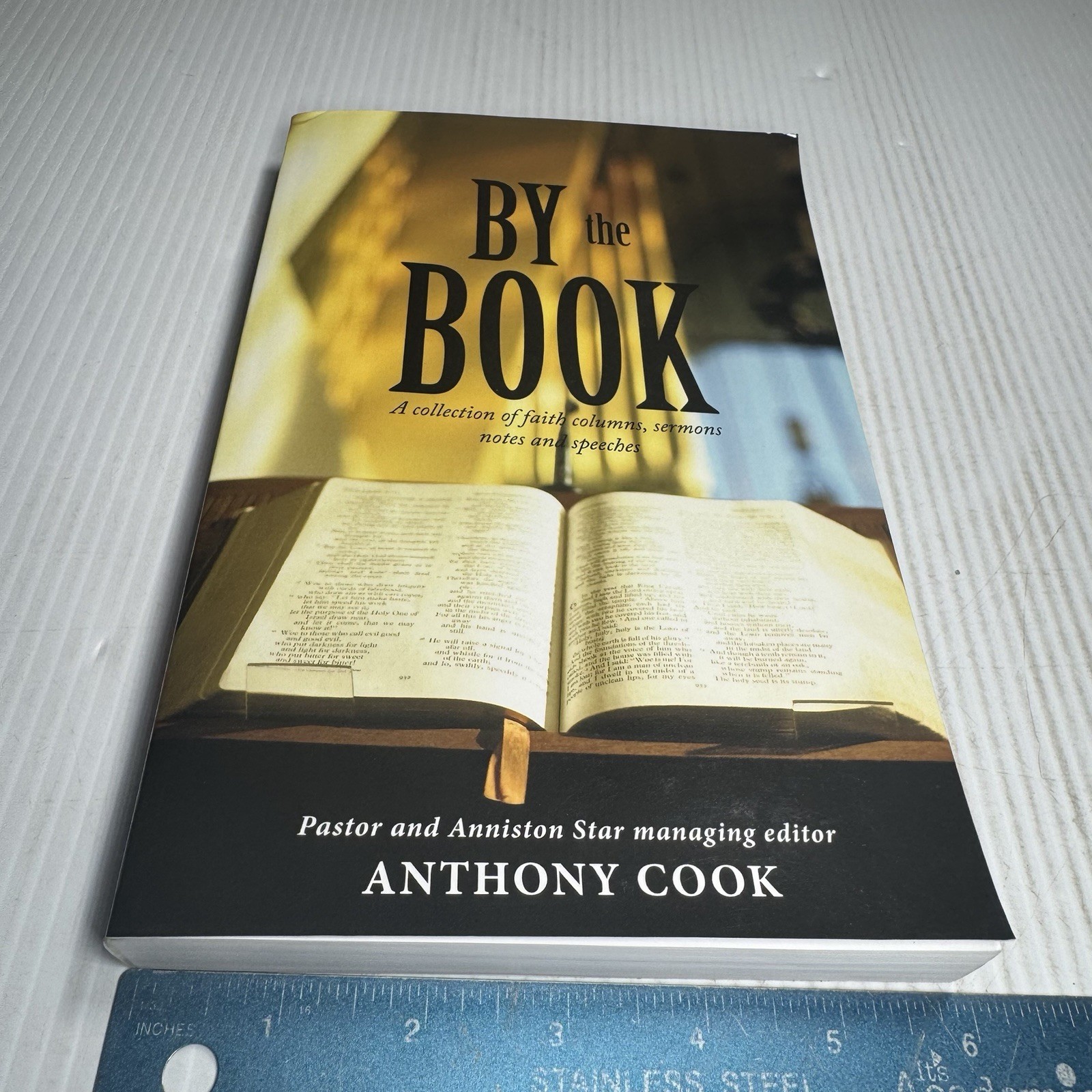 By The Book By Anthony Cook