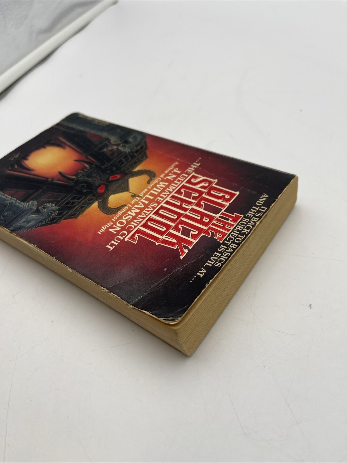The Black School By J.N. Williamson 1989 First Print Dell Paperback