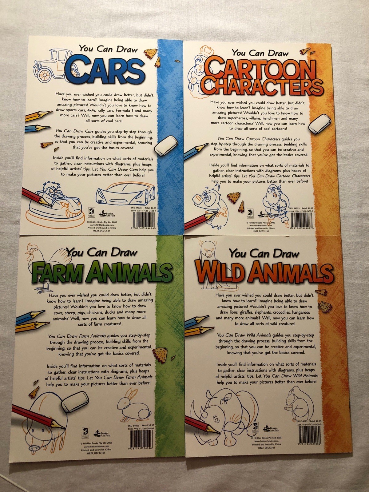 Damien Toll You Can Draw Lot: Cars/Cartoon Characters/Farm Animals/Wild Animals