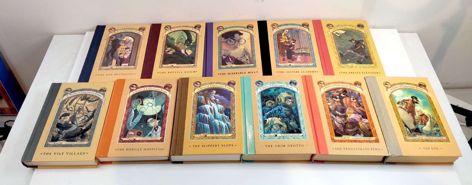 11 x Series of Unfortunate Events Lemony Snicket HCs 1,2,4,5,6,7,8,10,11,12,13