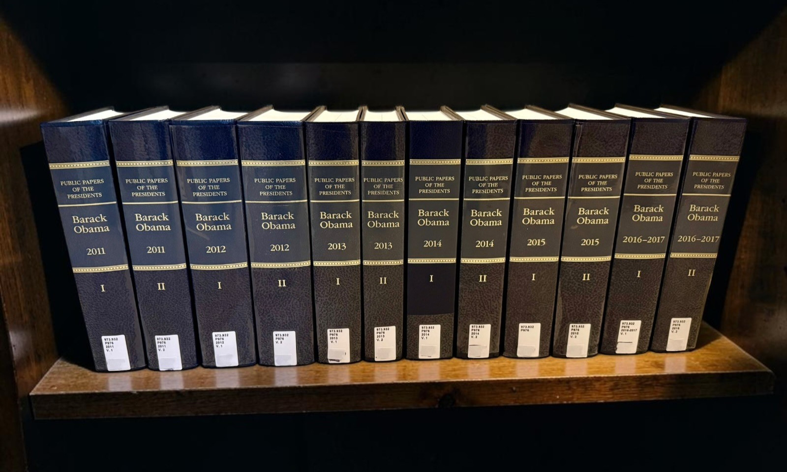 Public Papers of the Presidents Barack Obama 2011‑2017 12 Vol Set HC Ex‑Library