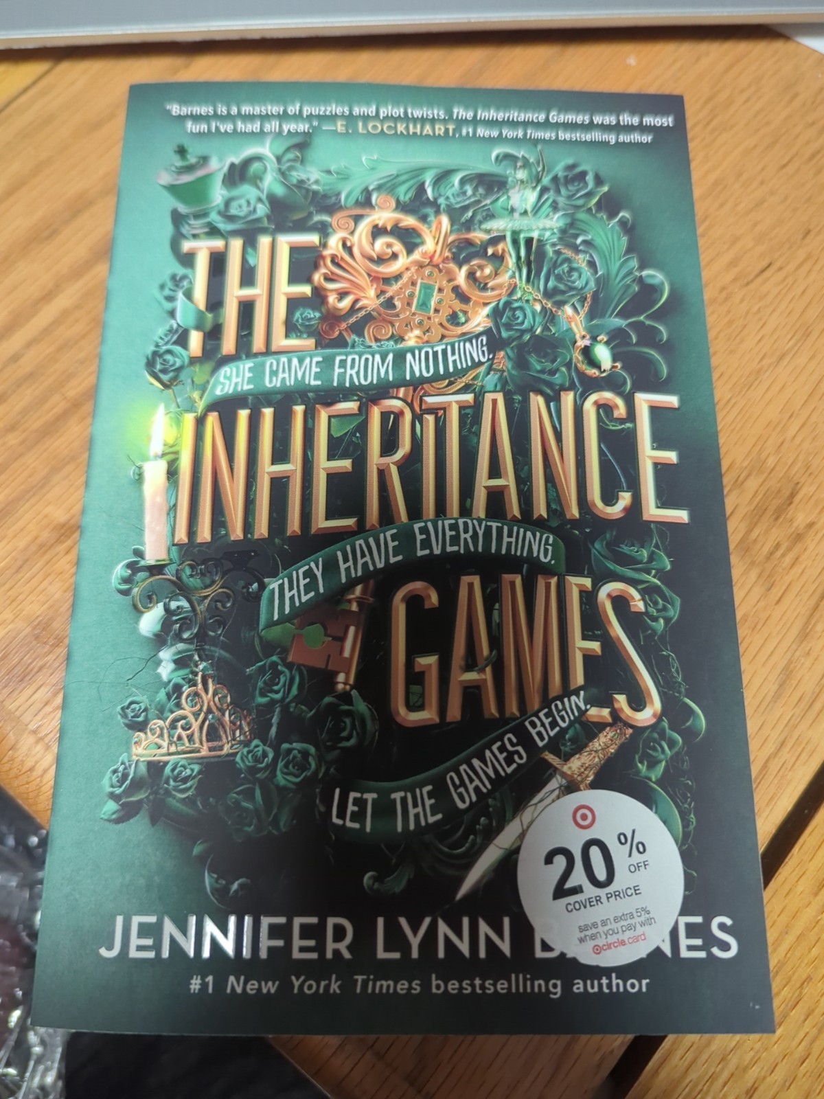 The Inheritance Games by Jennifer Lynn Barnes Book 1 2020, *NEW* paperback