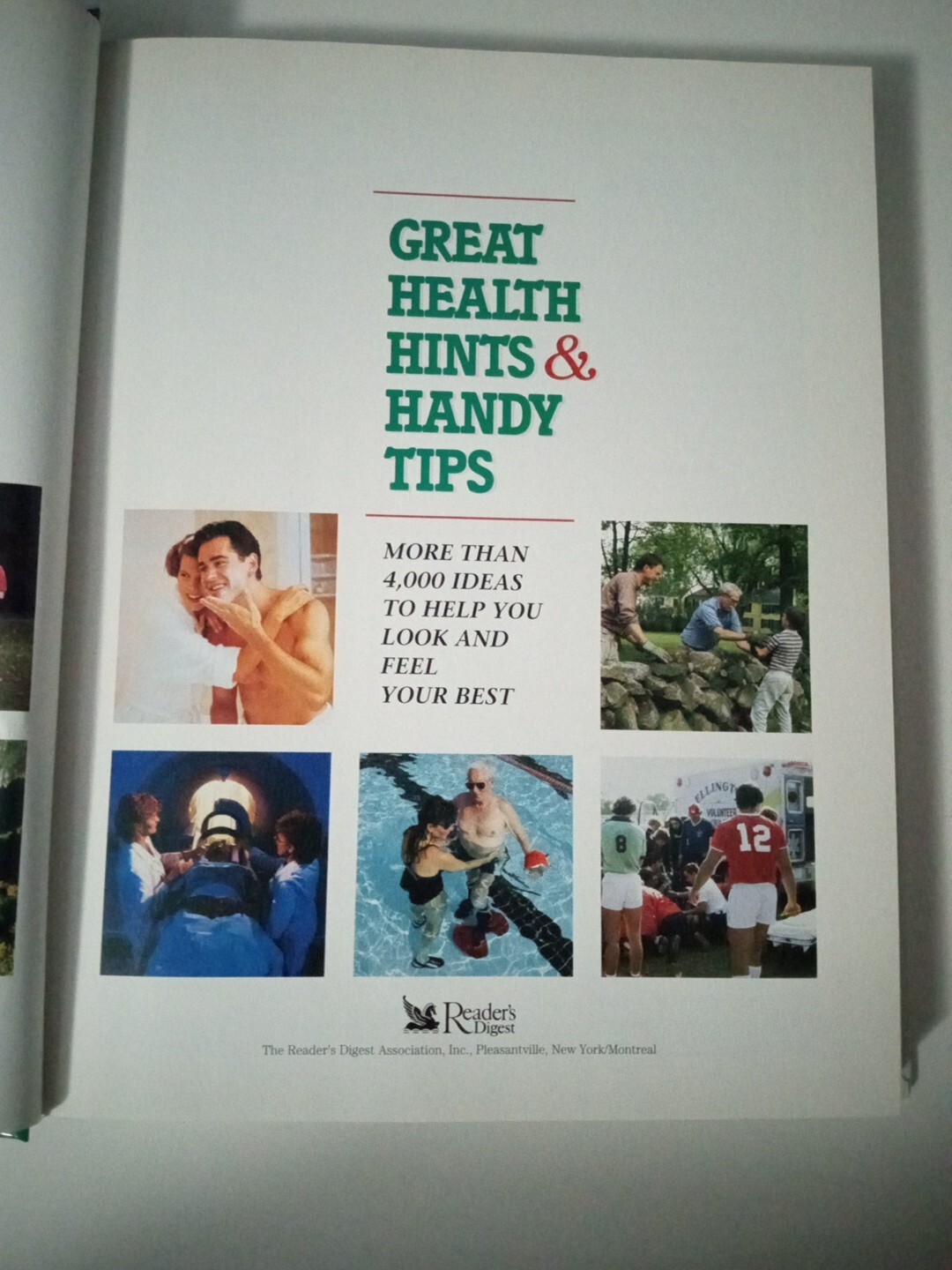 Great Health Hints and Handy Tips – Readers Digest Hardcover