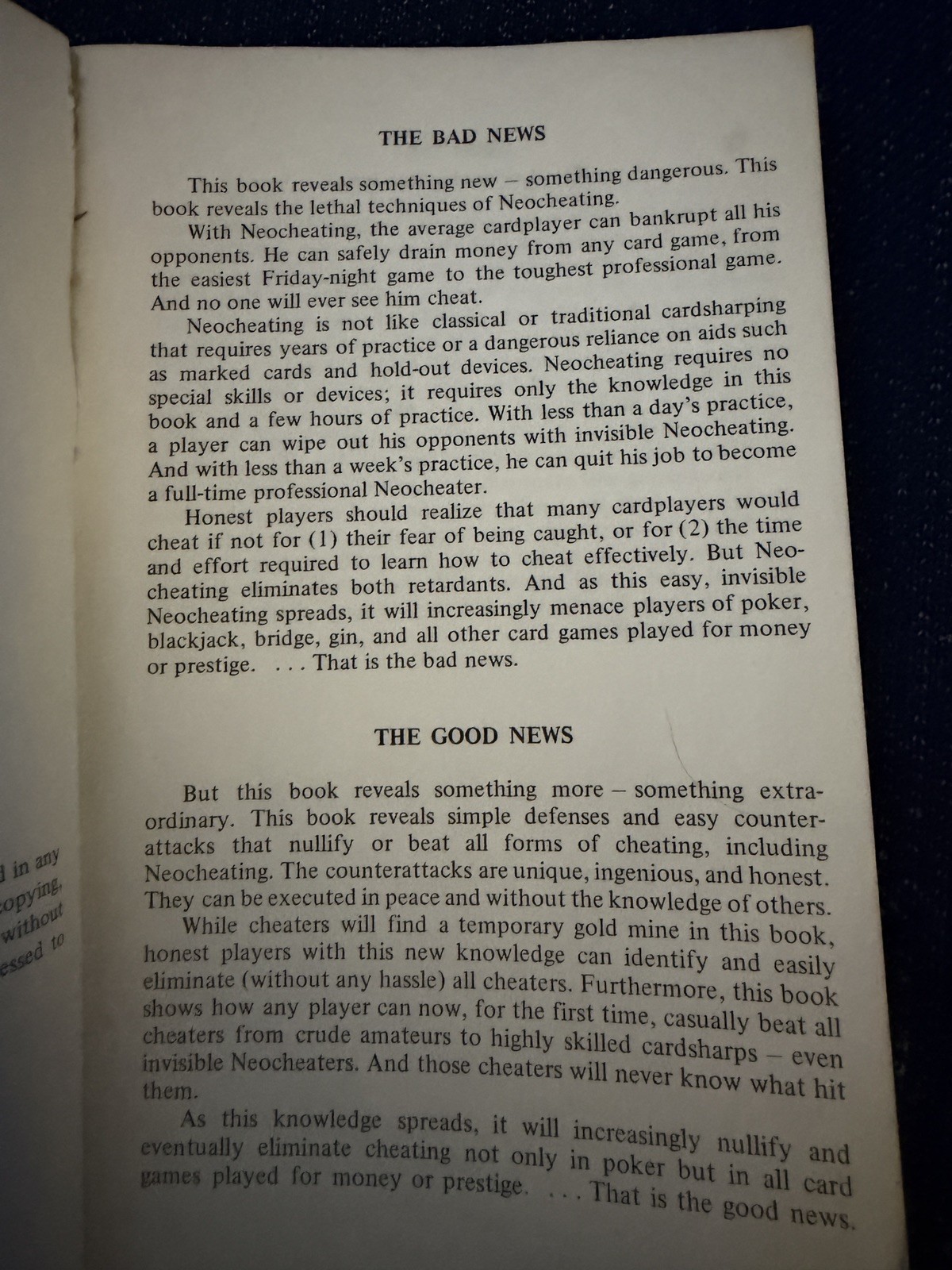 1st EDITION Neocheating Manuscript Book AND RARE Pamphlet by Frank R. Wallace