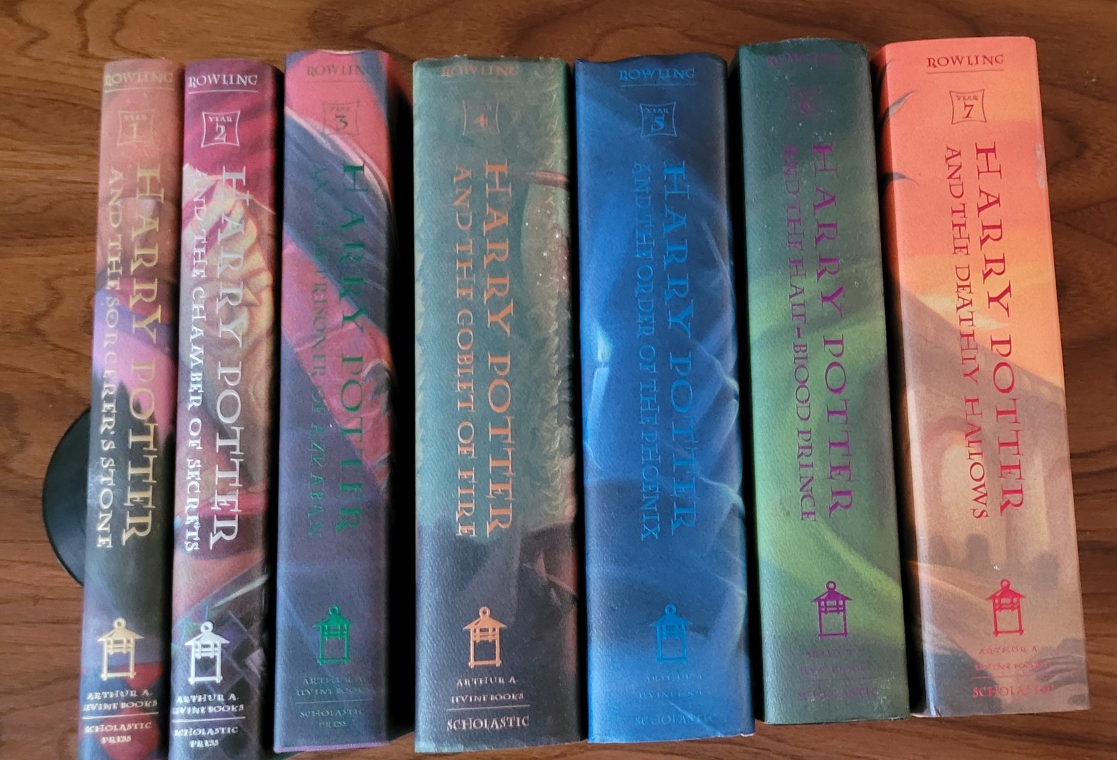 Harry Potter Hardcover Book Set 1-7 W/ Original Covers