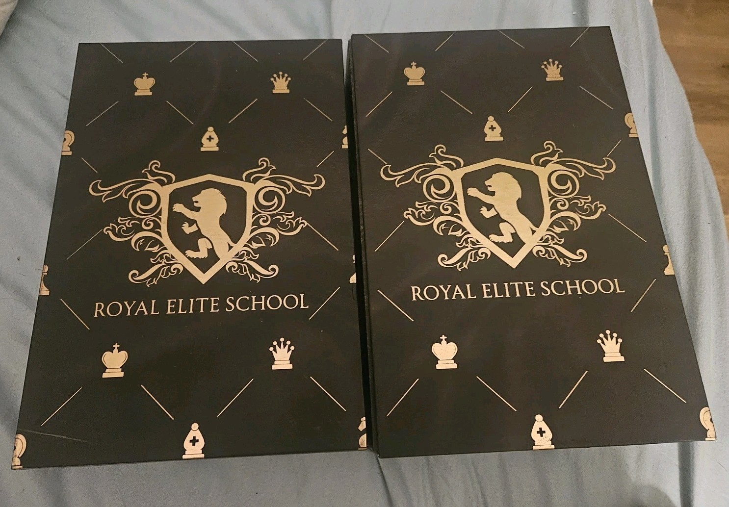 ROYAL ELITE VOL 1&2 Onyx RINA KENT SIGNED Slip Case Special Edition Overlay