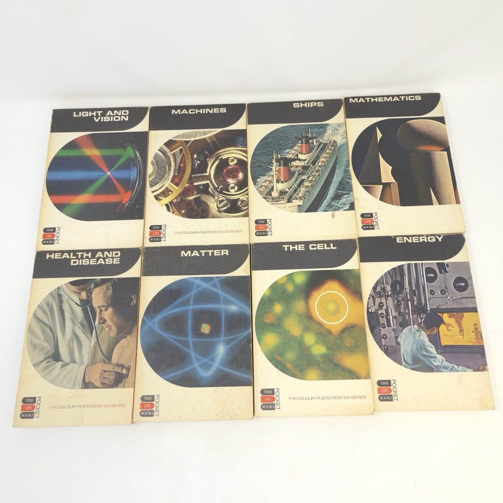 Lot of 8 Vintage 1969 Time Life Science Series Books Pocket Edition