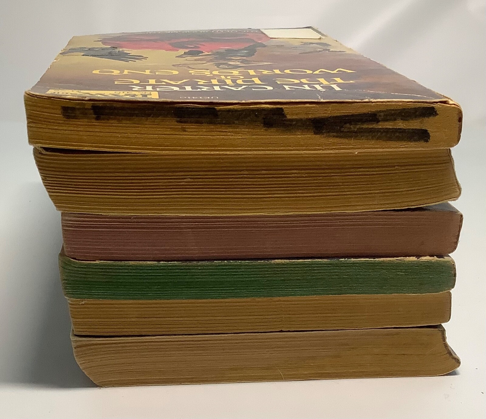 Lot of 6 LIN CARTER Vintage Paperback Books Mixed Publishers Conditions 1968-78