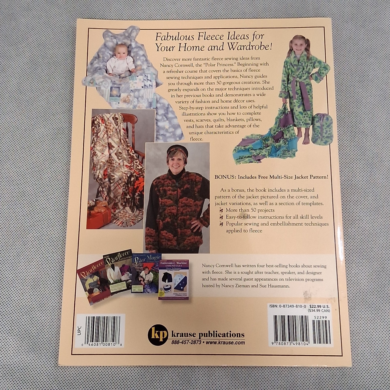 Nancy Cornwell’s More Polar Magic: Expanded Fleece Techniques 158 Pages