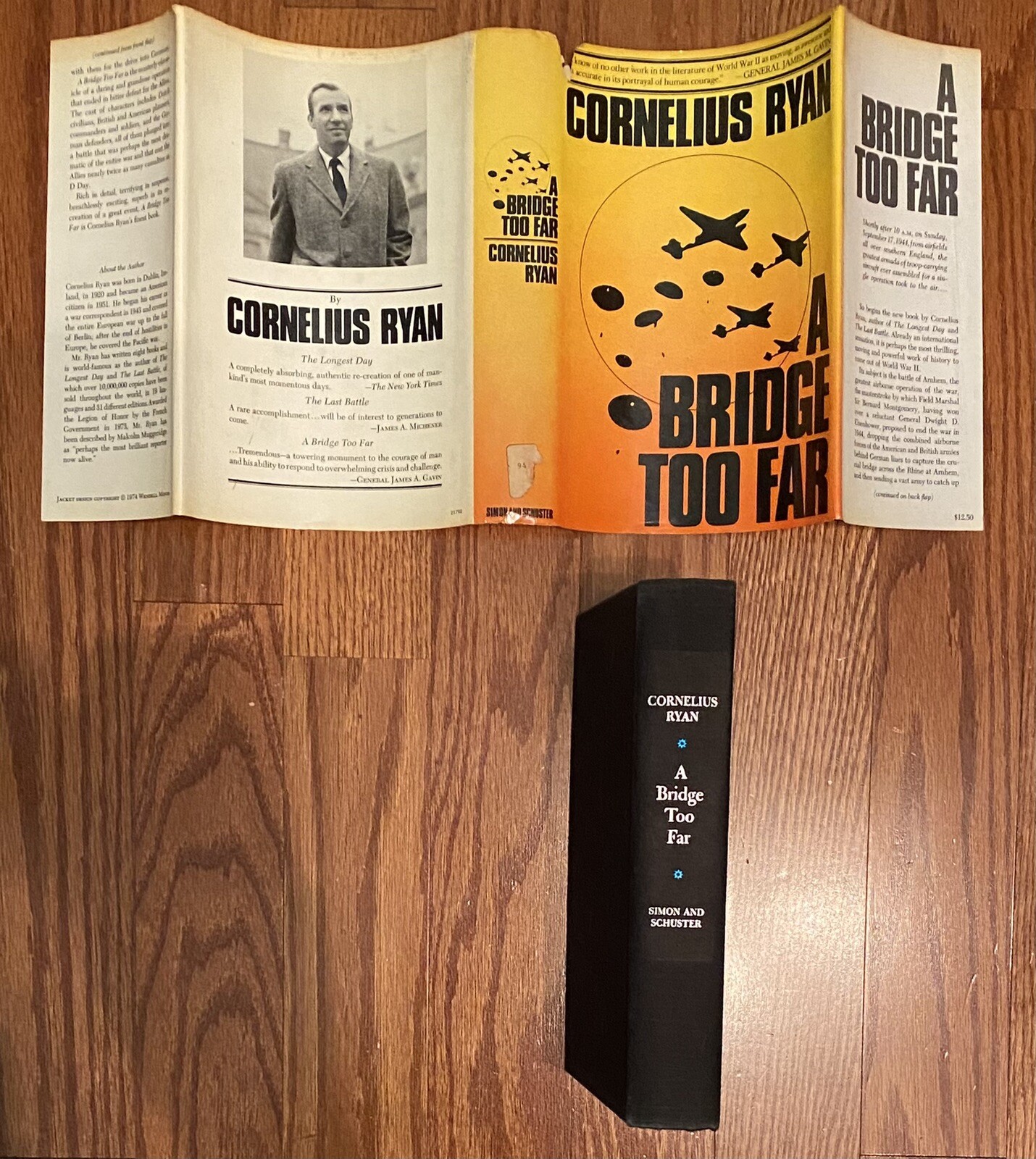 Marked as: “PROPERTY OF US NAVY” – A Bridge Too Far – Cornelius Ryan HC DJ FE J3