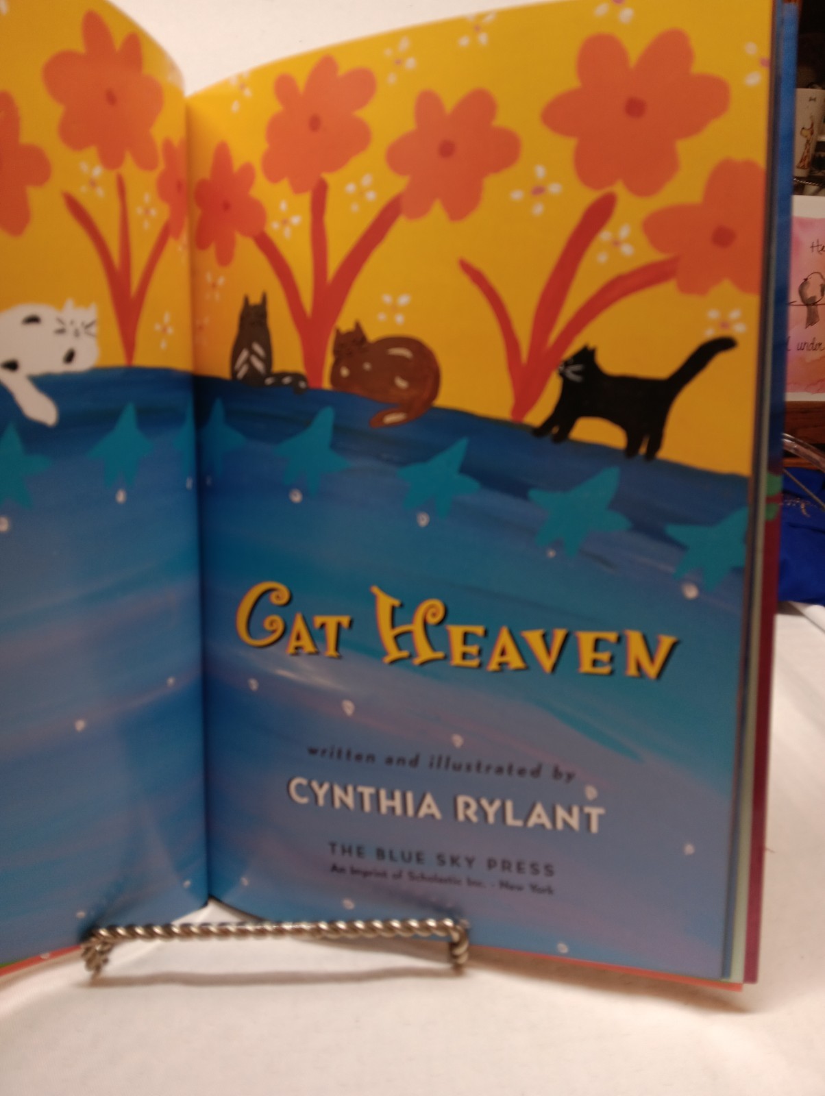 Cat Heaven – hardcover, 0590100548, Cynthia Rylant – GREAT CONDITION