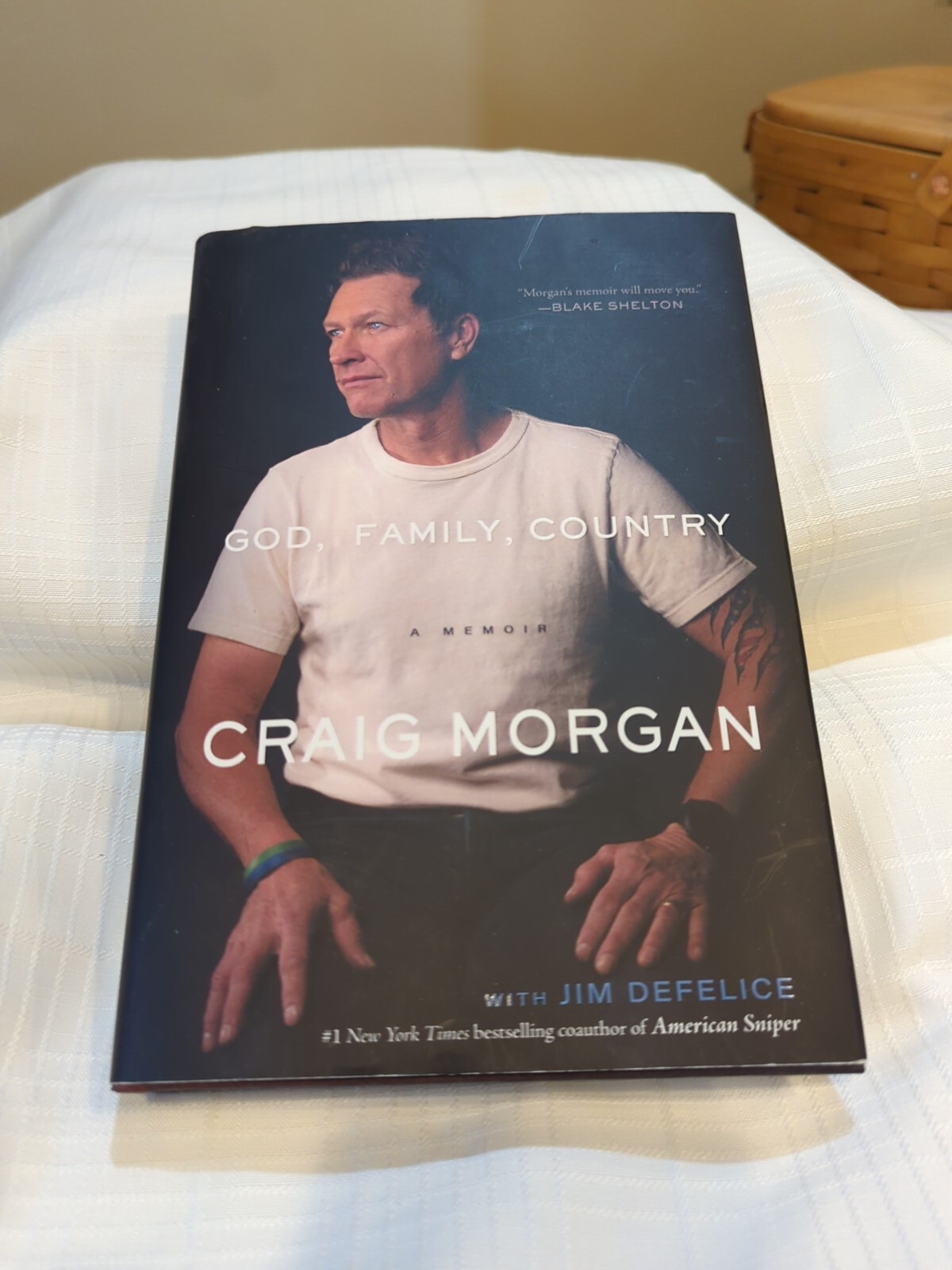 Craig Morgan GOD FAMILY COUNTRY Book BIOGRAPHY Hardcover PERSONALLY SIGNED