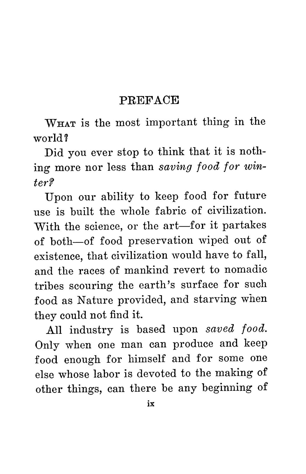 1918 Save It For Winter Canning Book 216 Pages