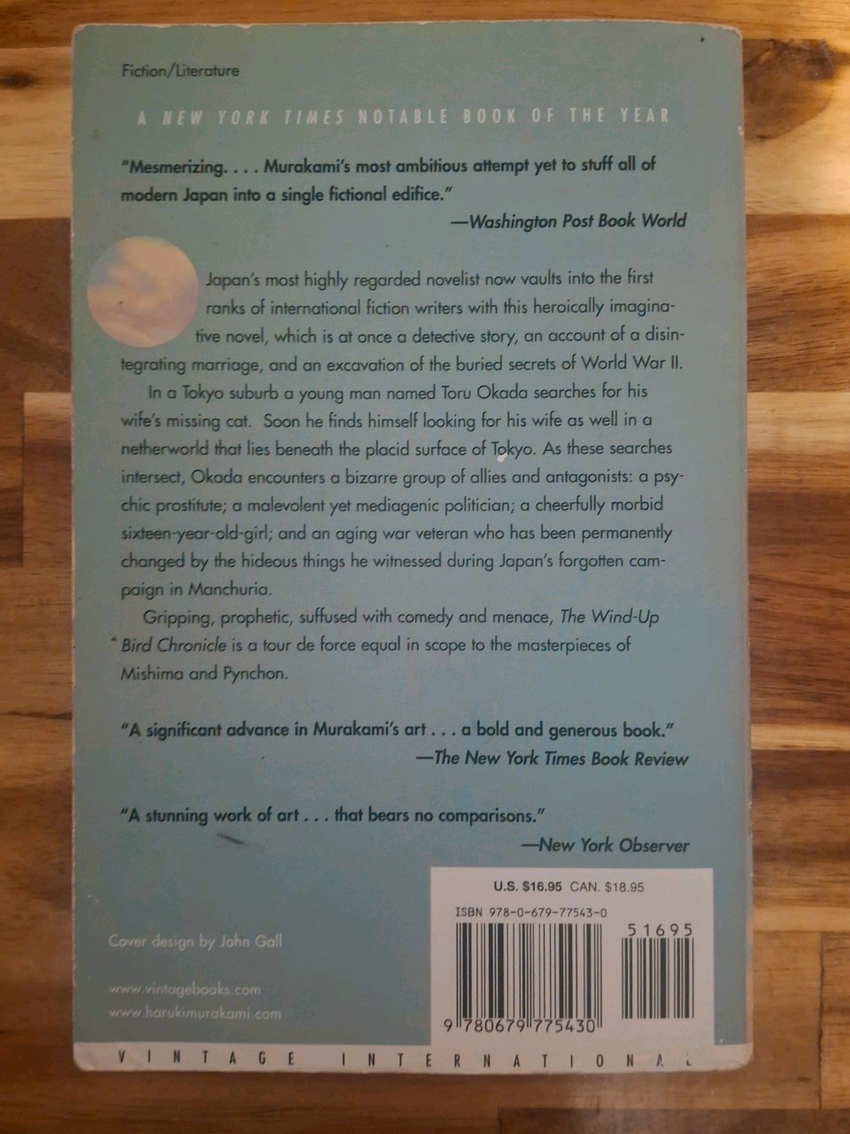 The Wind Up Bird Chronicles Haruki Murakami Paperback