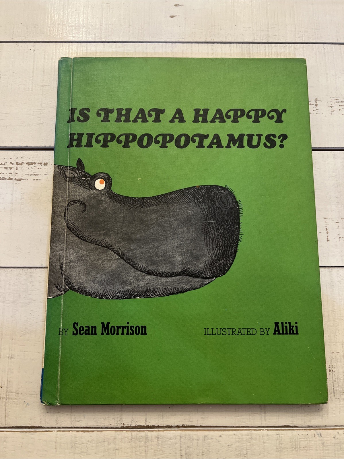 Is That A Hippopotamus? 1966 Hardcover Book By: Sean Morrison Illustrated: Aliki