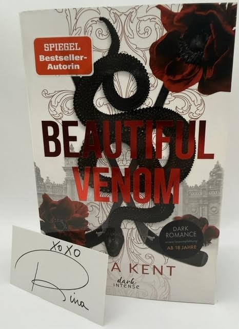 Beautiful Venom by Rina Kent (German) – Paperback w/ Digitally signed