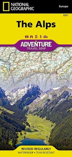 Nat Geo Maps Alps Map (Map)