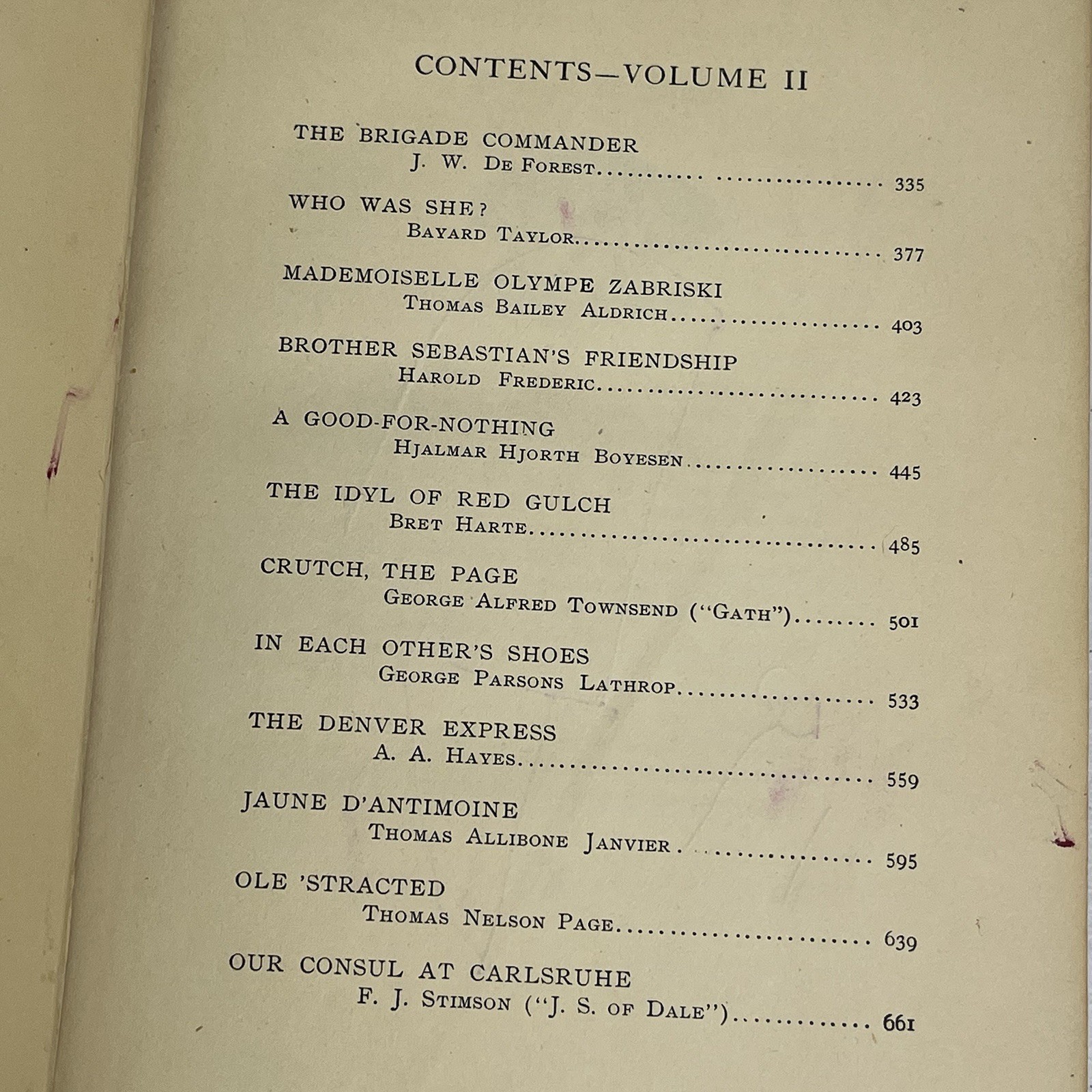 Short Story Classics – American – Volumes 2, 4, 5 Antique Books