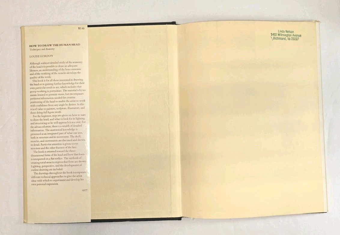 How To Draw The Human Head Techniques And Anatomy By Louise Gordon 1977