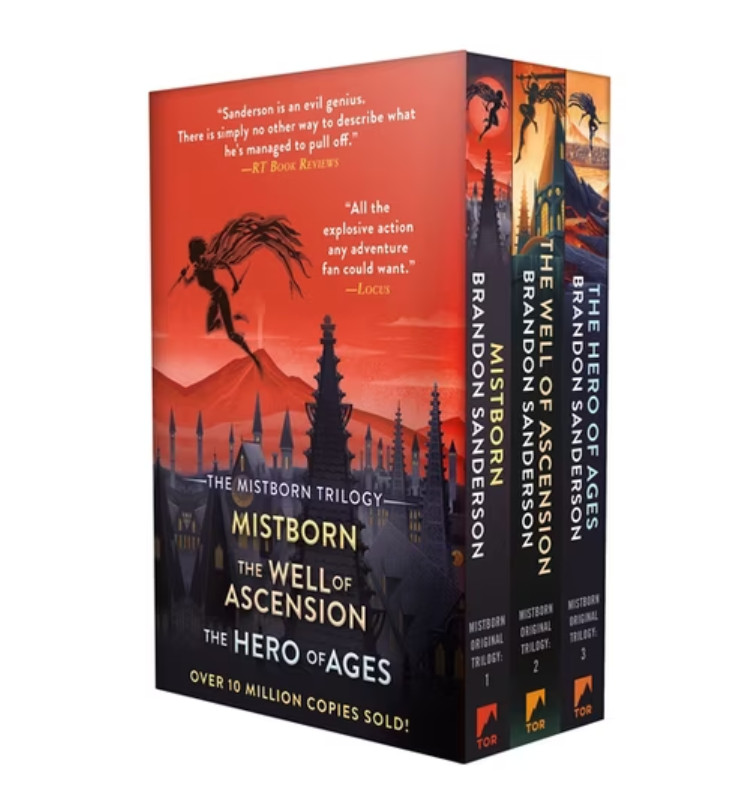 Mistborn Trilogy Box Set Paperback Brandon Sanderson Mistborn Saga 3 Books
