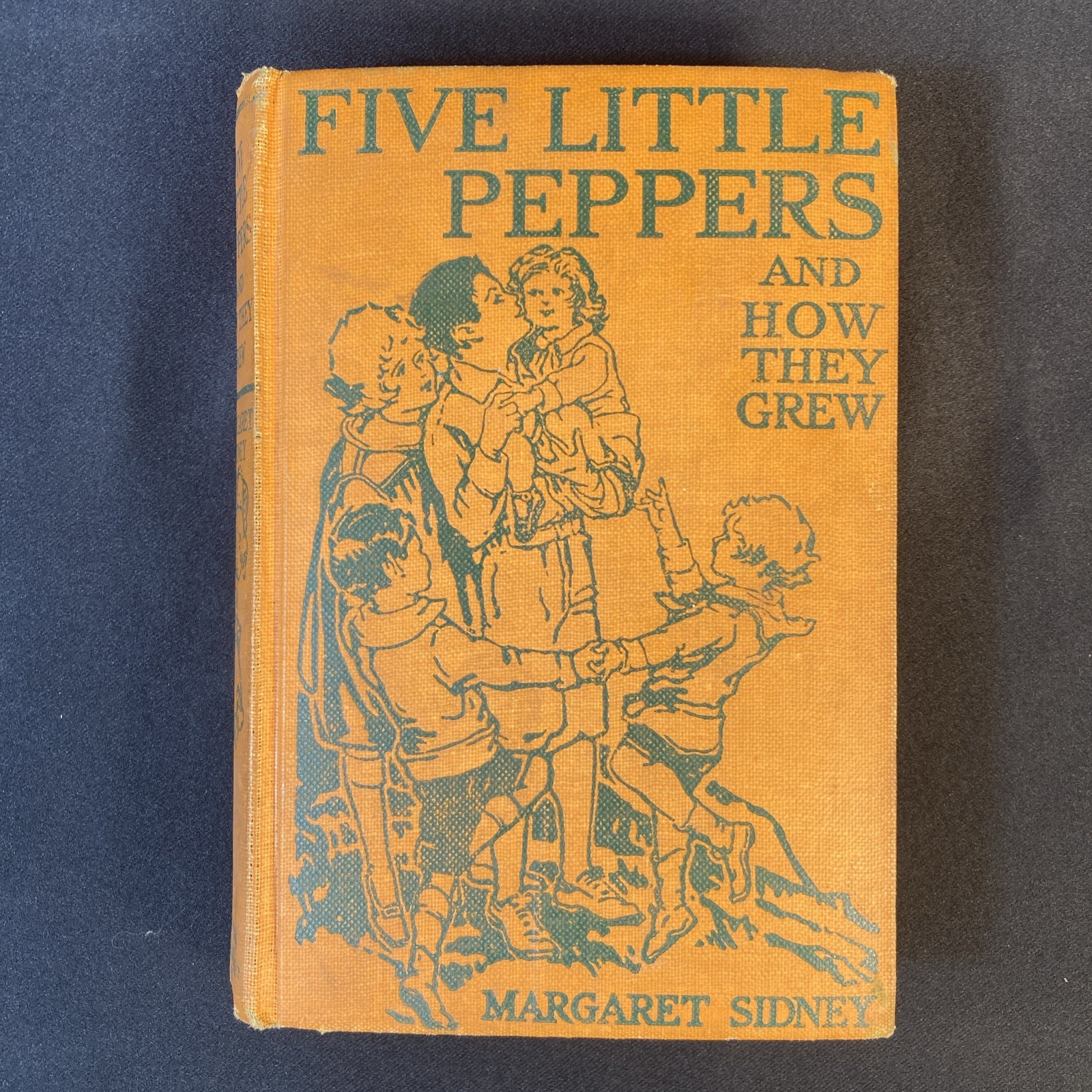 Five Little Peppers and How They Grew Hardcover Antique 1909 Sidney, Marga..