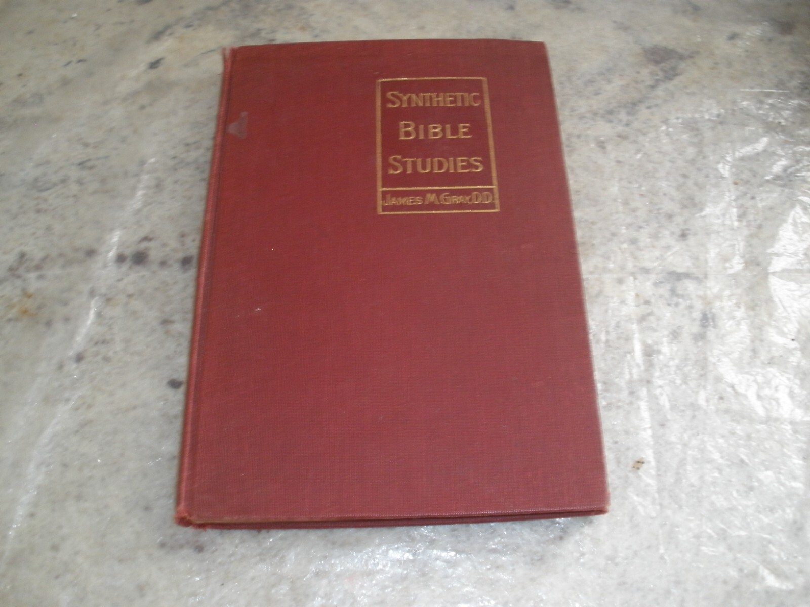 SYNTHETIC BIBLE STUDIES JAMES M GRAY HARDCOVER 1900