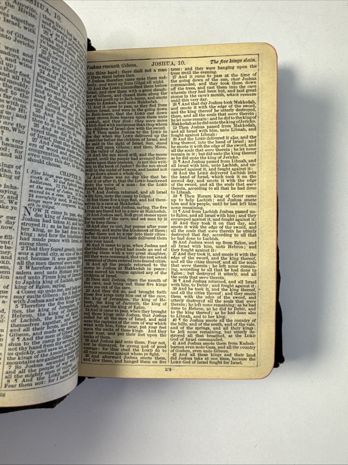 Vintage Oxford University Press Leather KJV Bible – Pocket Sized