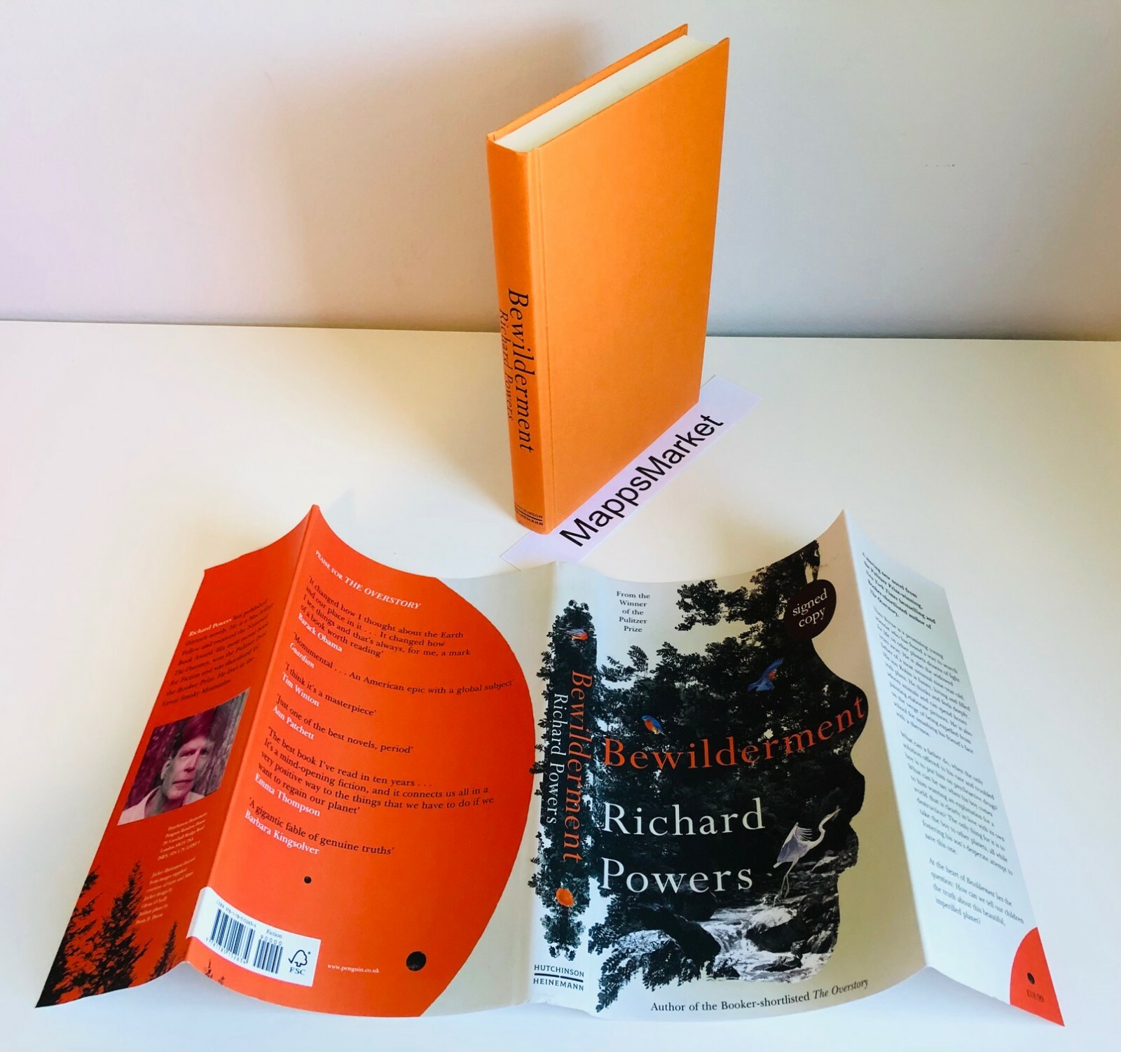 SIGNED Bewilderment by Richard Powers UK 1st Edition/1st Printing (2021, HC) NEW