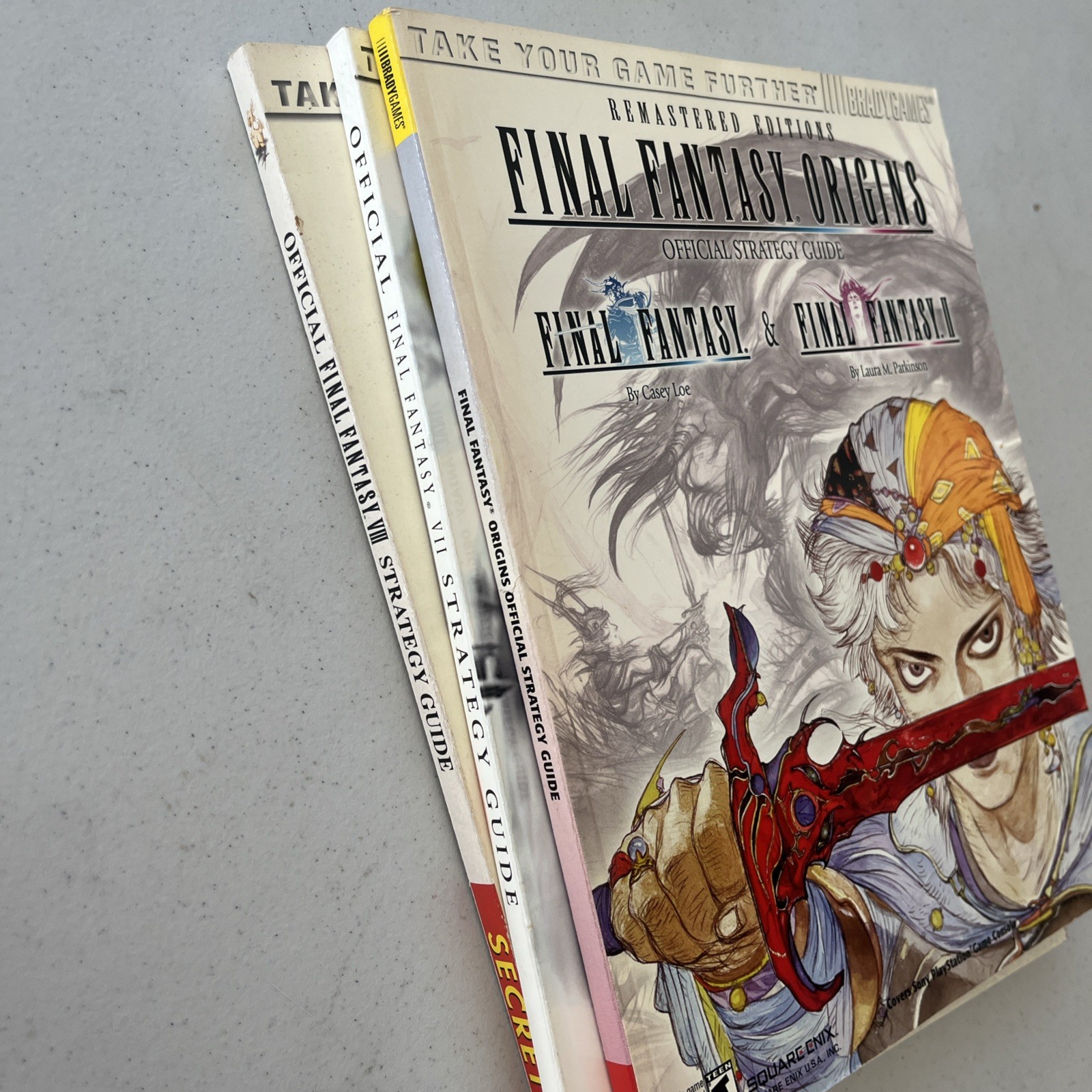 Final Fantasy/II, VII, VIII, Guide Lot Incredible PlayStation PS