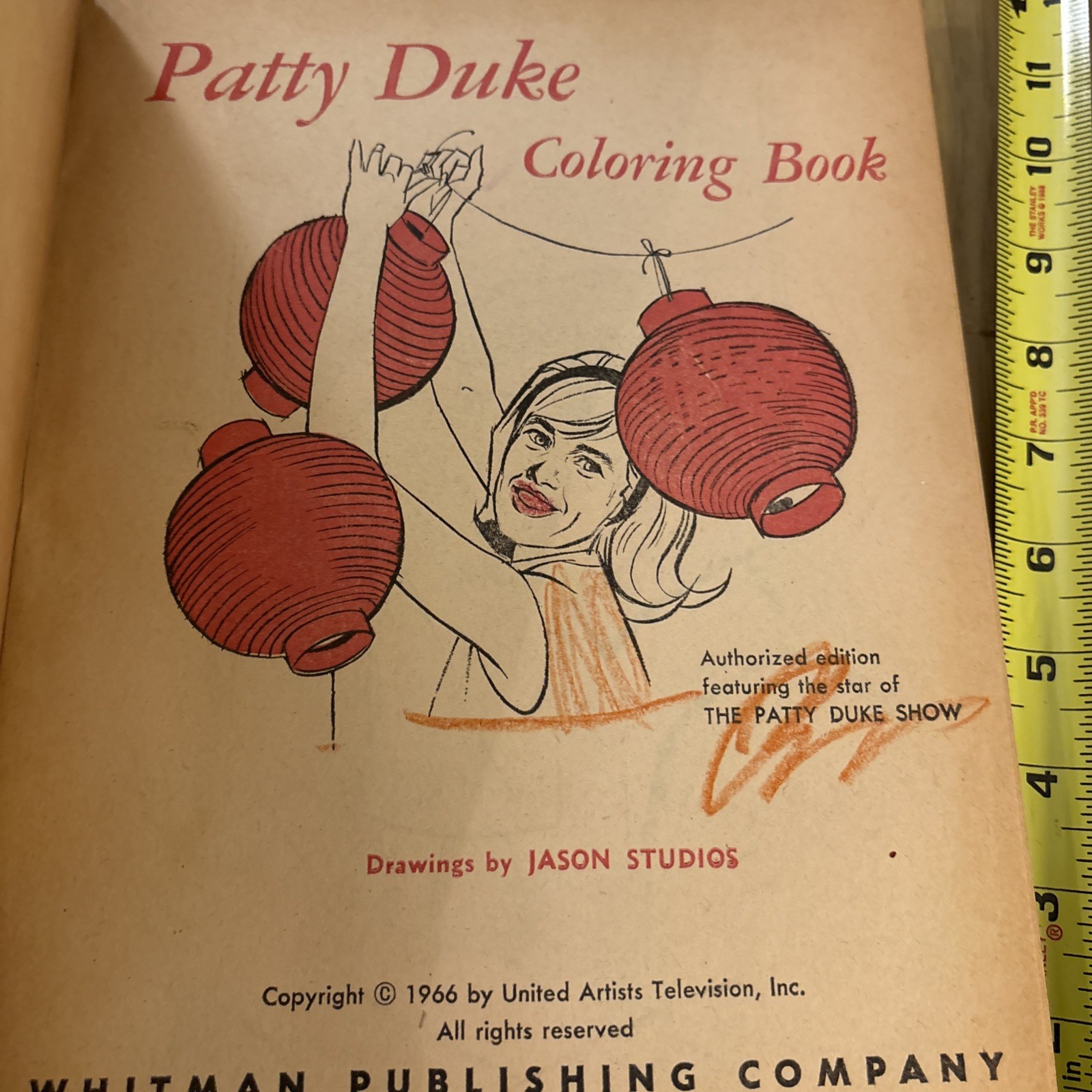 Patty Duke Coloring Books 1960s Vintage Whitman