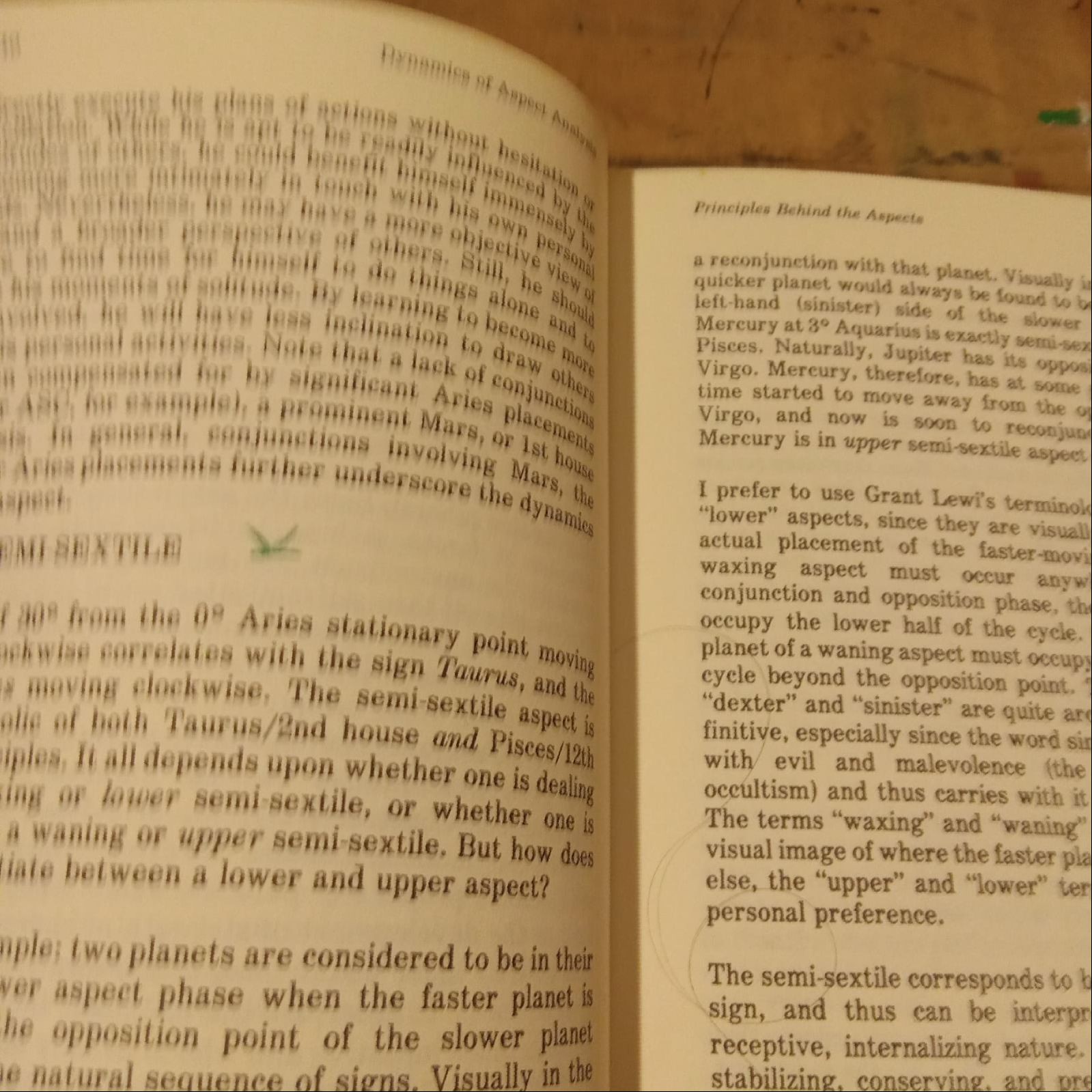 Bill Tierney Dynamics Of Aspect Analysis New Perspectives In Astrology 8vo SC VG