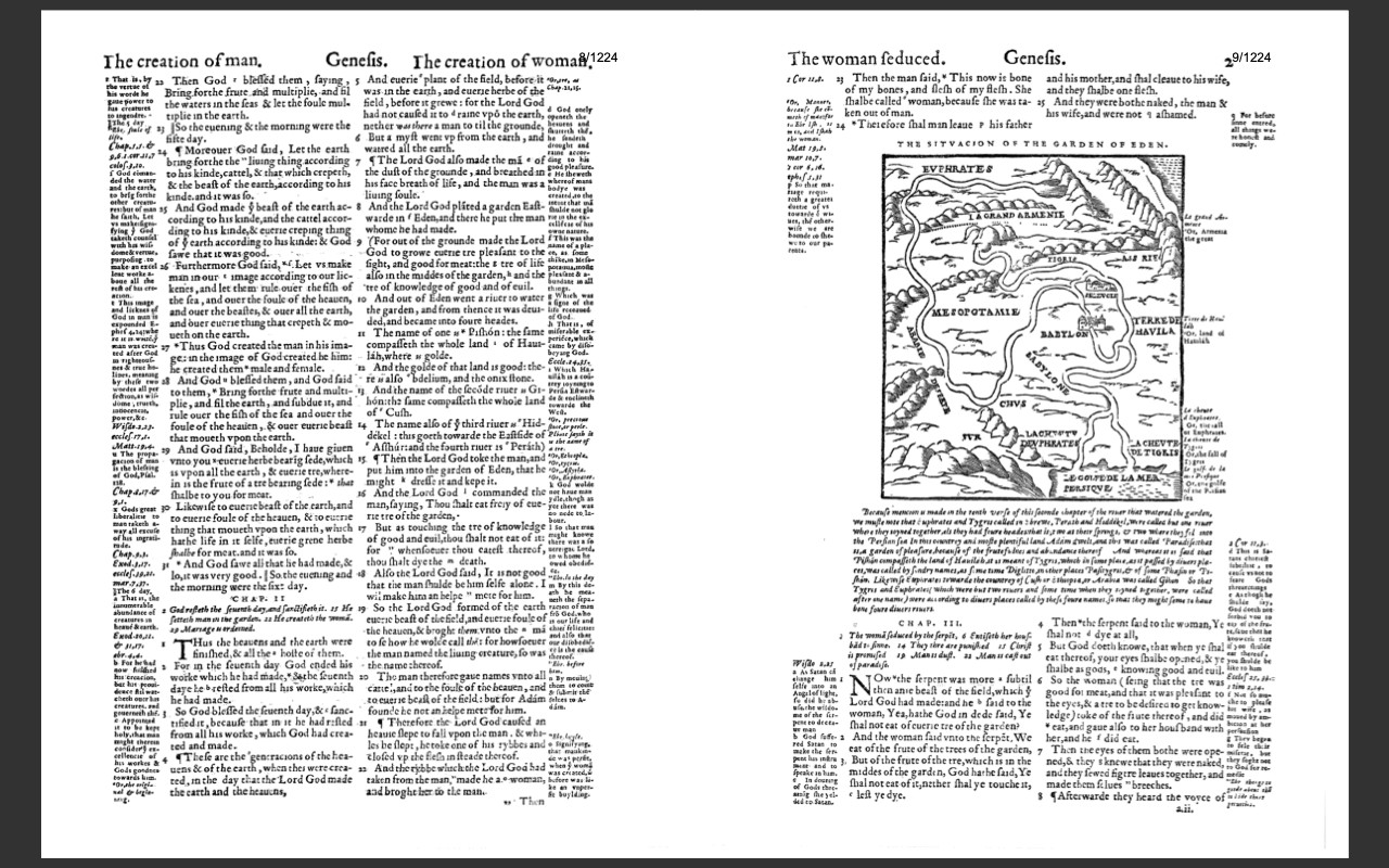 Geneva Bible 1560 Edition with Apocrypha (Scanned Original) PDF E-Book on CD-ROM