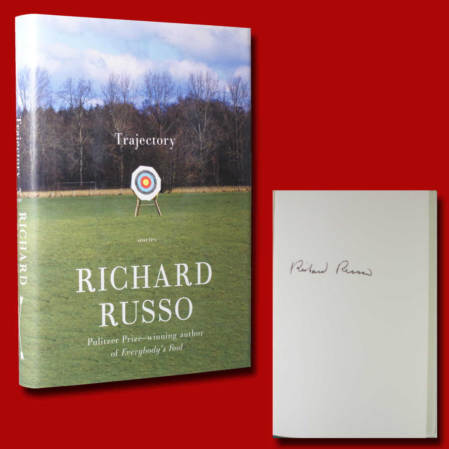 Trajectory SIGNED Richard Russo (2017,HC,1st/1st) BRAND NEW