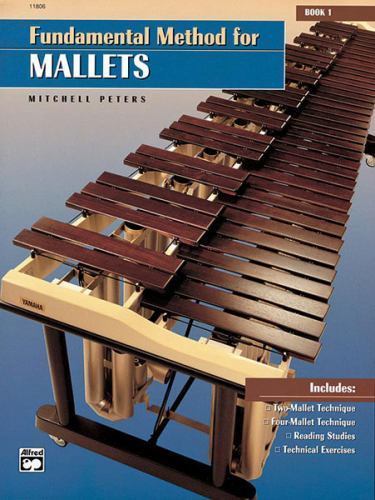 Fundamental Method for Mallets Book 1 Comb Bound Mitchell Peters 1995 AZ