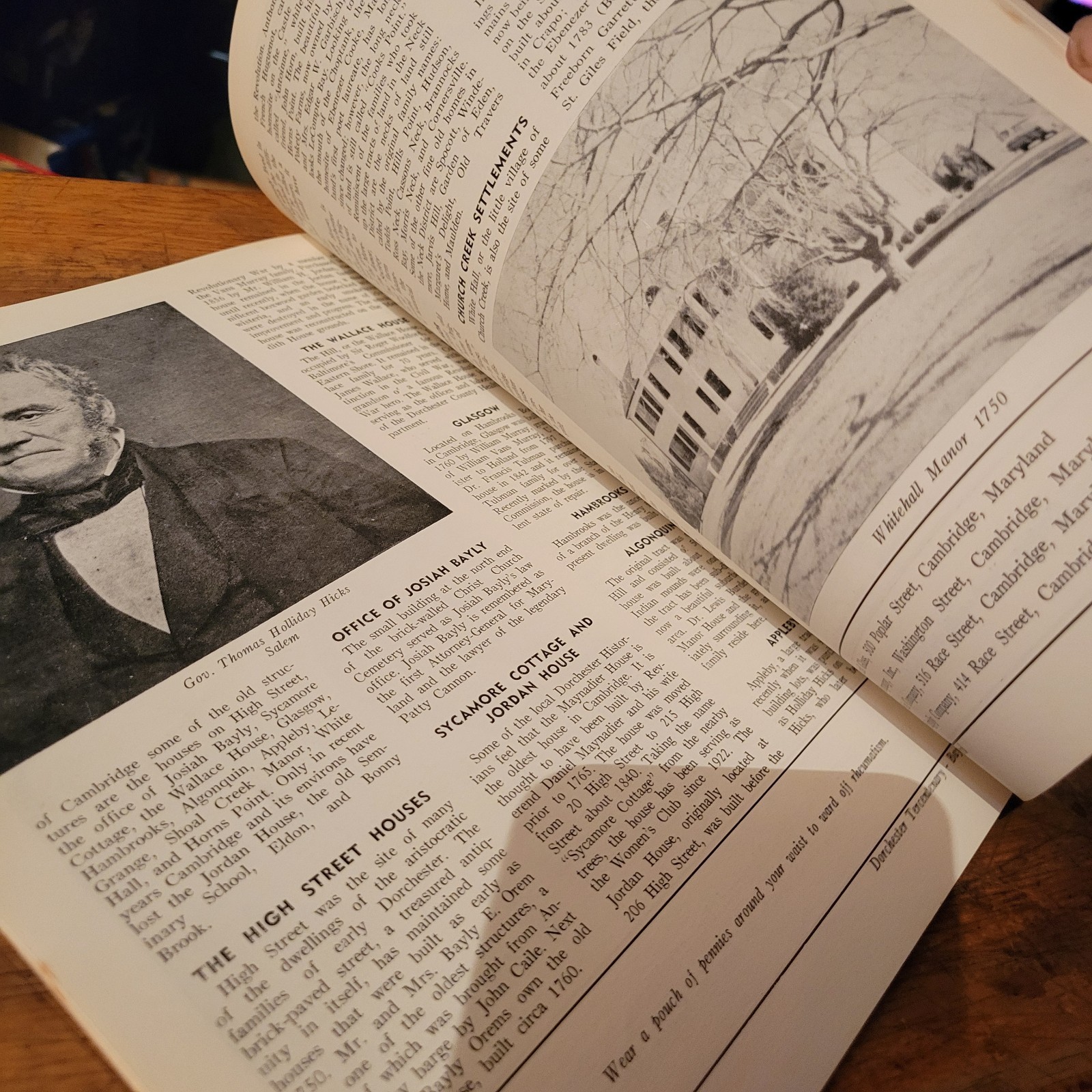 RARE DORCHESTER COUNTY, MD Cambridge 1969 Tercentenary Souvenir Book 92 Pages!