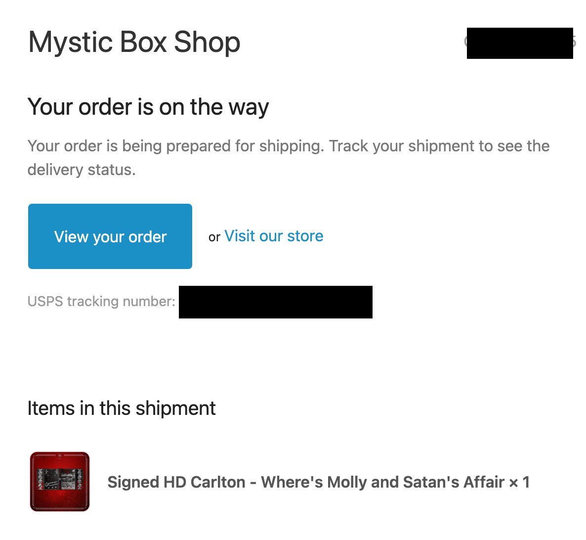 SIGNED Mystic Box – HD Carlton – Where’s Molly and Satan’s Affair – Book NEW