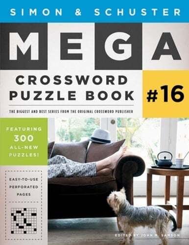 Simon & Schuster Mega Crossword Puzzle Book #16 by John M Samson: New